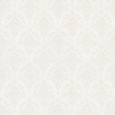 GoodHome Abeli White Russian Damask Metallic Effect Textured Wallpaper 5 GoodHome Abeli White Russian Damask Metallic Effect Textured Wallpaper - Image 3