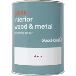 Goodhome -Goodhome goodhome alberta gloss metal wood paint 750ml5036581061708 02c BQ