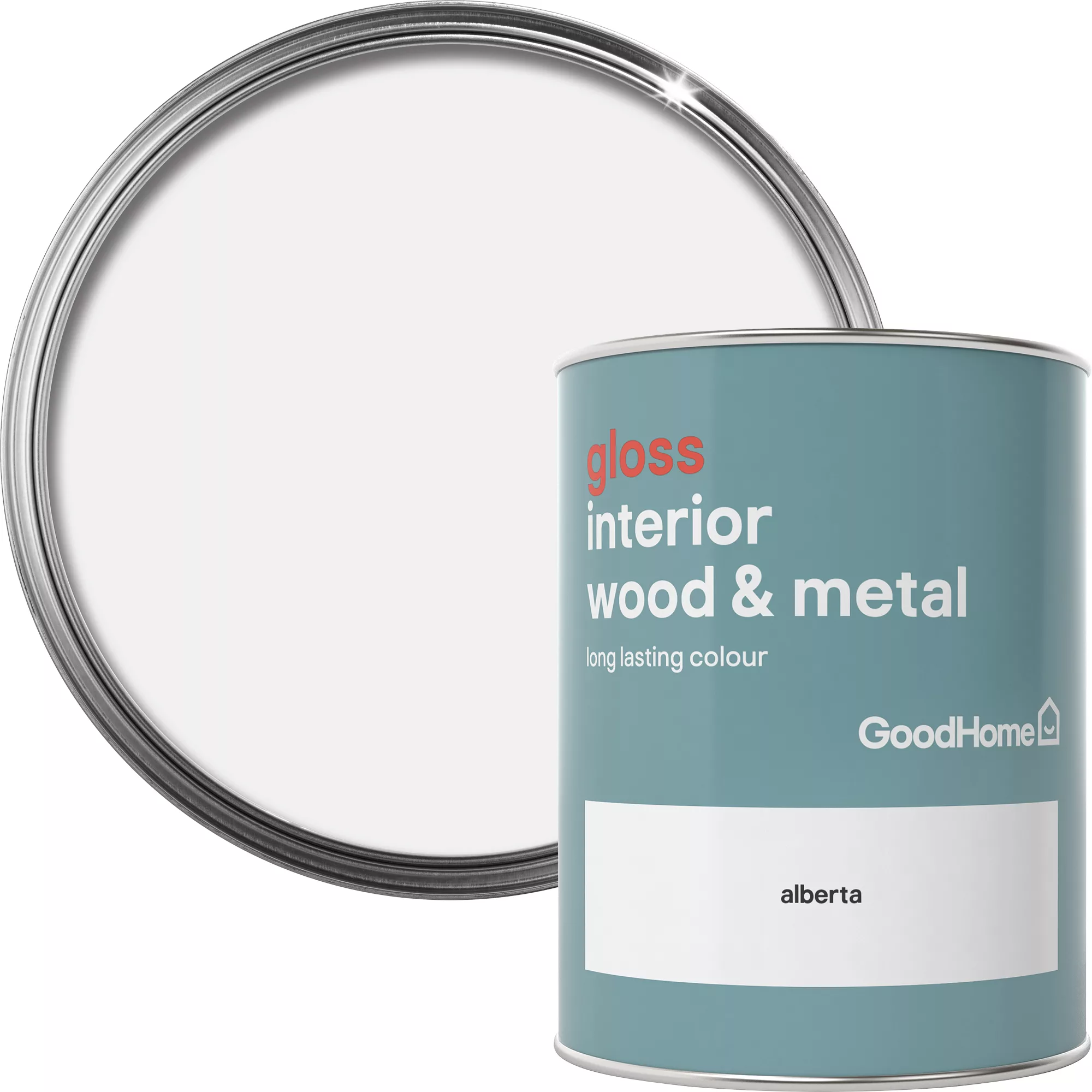 GoodHome Alberta Gloss Metal & Wood Paint, 750ml 3 GoodHome Alberta Gloss Metal & Wood Paint, 750ml