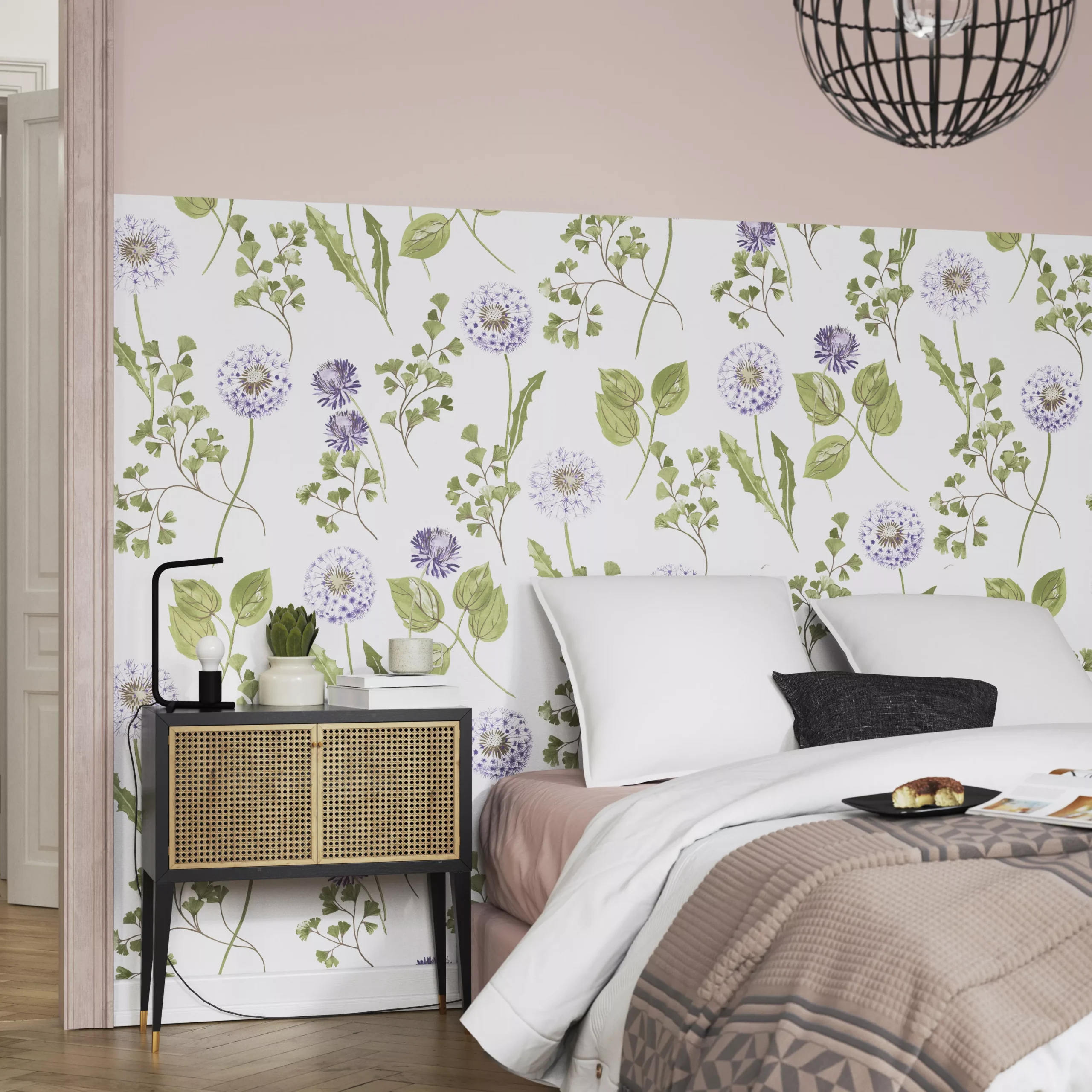 GoodHome Amber Cream Floral Smooth Wallpaper 6 GoodHome Amber Cream Floral Smooth Wallpaper - Image 4