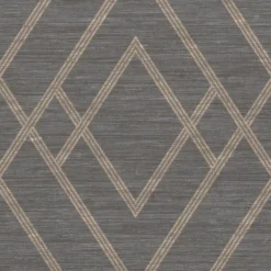 GoodHome Andal Grey Geometric Metallic Effect Textured Wallpaper -Goodhome goodhome andal grey geometric metallic effect textured wallpaper5059340408569 37c