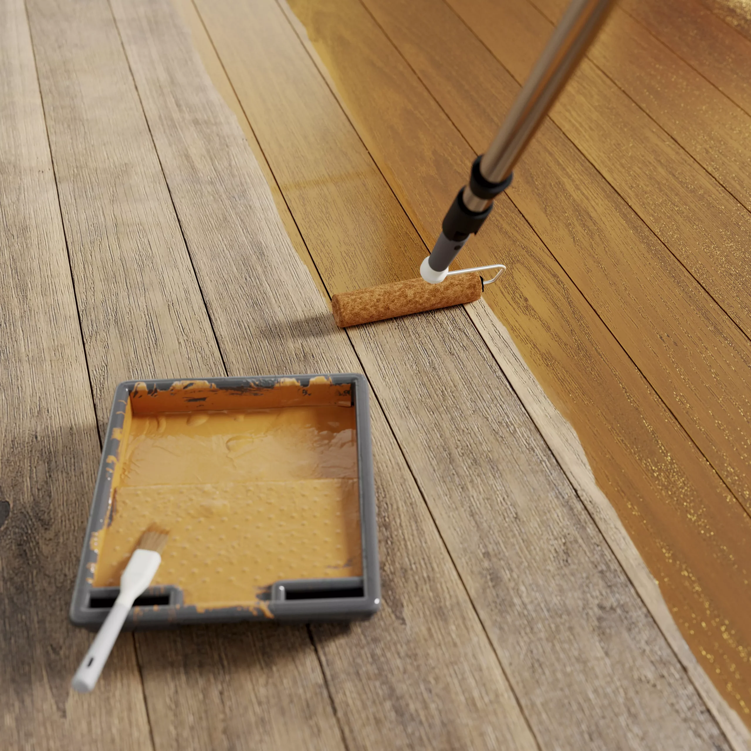 GoodHome Antique Pine Satin Floor Wood Varnish, 2.5L 7 GoodHome Antique Pine Satin Floor Wood Varnish, 2.5L - Image 5