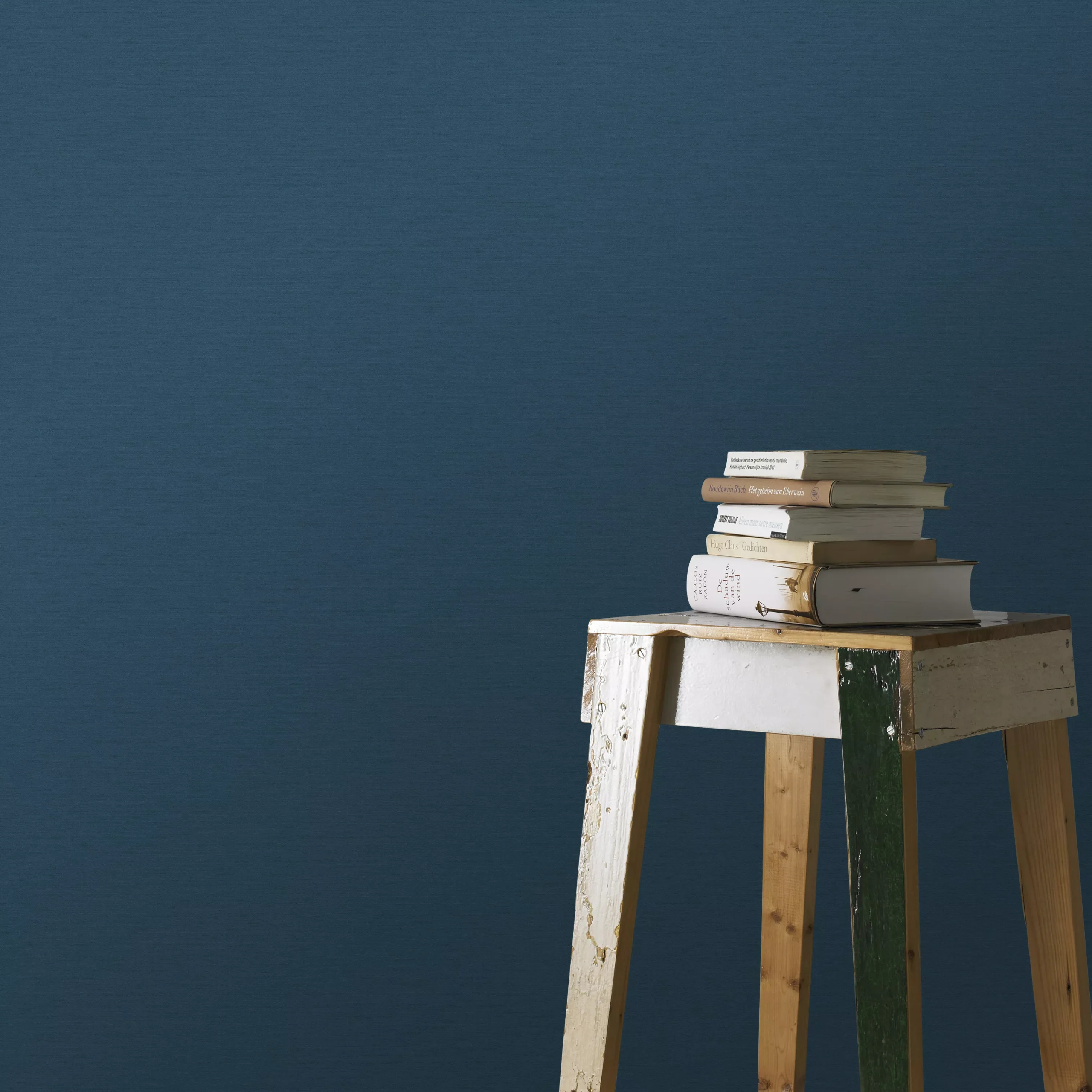 GoodHome Arceau Navy Fabric Effect Textured Wallpaper 7 GoodHome Arceau Navy Fabric Effect Textured Wallpaper - Image 5