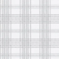 GoodHome Atherton Grey Tartan Metallic Effect Textured Wallpaper -Goodhome goodhome atherton grey tartan metallic effect textured wallpaper5059340410463 38c bq