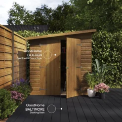 GoodHome Baltimore Matt Quick Dry Decking Wood Stain, 2.5L -Goodhome goodhome baltimore matt quick dry decking wood stain 2 5l5059340297224 19i EN 2022