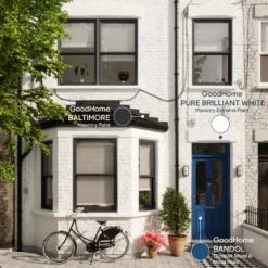 GoodHome Baltimore Smooth Matt Masonry Paint, 10L Tin -Goodhome goodhome baltimore smooth matt masonry paint 10l tin5059340295985 19i EN 2022