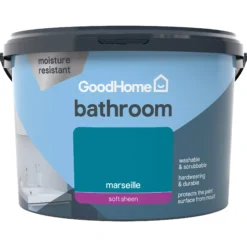 GoodHome Bathroom Marseille Soft Sheen Emulsion Paint, 2.5L 9 GoodHome Bathroom Marseille Soft Sheen Emulsion Paint, 2.5L -Goodhome goodhome bathroom marseille soft sheen emulsion paint 2 5l3663602592297 02c