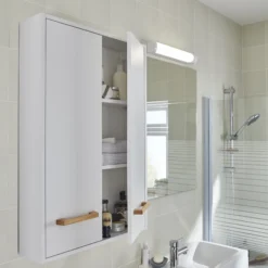 GoodHome Bathroom Nice Soft Sheen Emulsion Paint, 2.5L -Goodhome goodhome bathroom nice soft sheen emulsion paint 2 5l3663602527312 10i