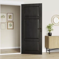 GoodHome Black Gloss Multi-surface Furniture Wood Varnish, 750ml -Goodhome goodhome black gloss multi surface furniture wood varnish 750ml5059340486703 01i