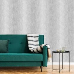 GoodHome Bloxholm Grey Striped Silver Effect Textured Wallpaper -Goodhome goodhome bloxholm grey striped silver effect textured wallpaper5059340410579 21i