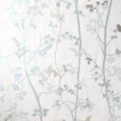 GoodHome Bromus Blue Floral Metallic Effect Textured Wallpaper -Goodhome goodhome bromus blue floral metallic effect textured wallpaper3663602561248 36c