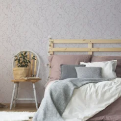 GoodHome Burfield Mauve Trail Metallic Effect Textured Wallpaper -Goodhome goodhome burfield mauve trail metallic effect textured wallpaper5059340410418 20i