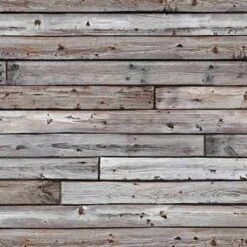 GoodHome Cardew Grey Wood Effect Matt Mural