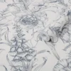 GoodHome Carnanton Navy Floral Metallic Effect Smooth Wallpaper -Goodhome goodhome carnanton navy floral metallic effect smooth wallpaper5059340410593 01c