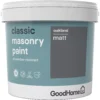 GoodHome Classic Oakland Smooth Matt Masonry Paint, 5L Tin -Goodhome goodhome classic oakland smooth matt masonry paint 5l tin5059340073651 02c BQ