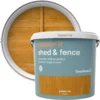 GoodHome Colour It Golden Oak Matt Fence & Shed Stain, 5L -Goodhome goodhome colour it golden oak matt fence shed stain 5l5036581088668 37c