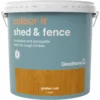 GoodHome Colour It Golden Oak Matt Fence & Shed Stain, 9L -Goodhome goodhome colour it golden oak matt fence shed stain 9l5036581089160 02c