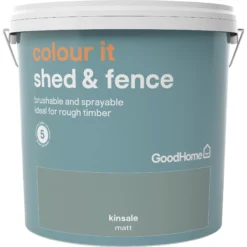 GoodHome Colour It Kinsale Matt Fence & Shed Stain, 9L