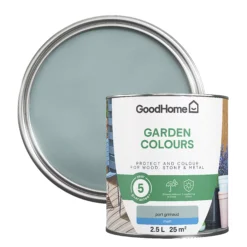 GoodHome Colour It Port Grimaud Matt Multi-surface Paint, 2.5L -Goodhome goodhome colour it port grimaud matt multi surface paint 2 5l5059340296739 21c