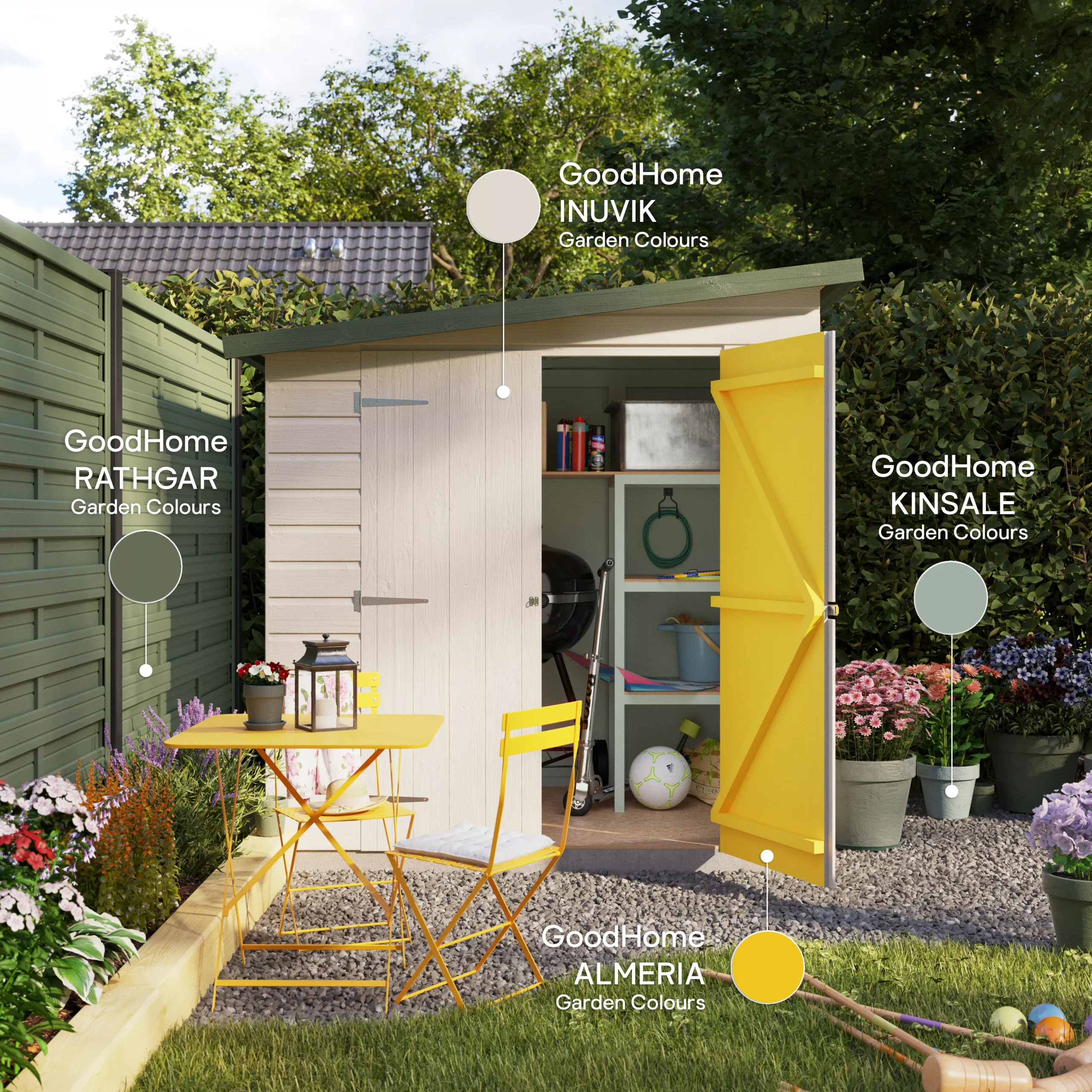 GoodHome Colour It Rathgar Matt Multi-surface Paint, 2.5L 8 GoodHome Colour It Rathgar Matt Multi-surface Paint, 2.5L - Image 6