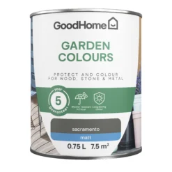 GoodHome Colour It Sacramento Matt Multi-surface Paint, 750ml -Goodhome goodhome colour it sacramento matt multi surface paint 750ml5059340296500 02c
