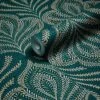GoodHome Danbu Dark Teal Ornamental Metallic Effect Textured Wallpaper -Goodhome goodhome danbu dark teal ornamental metallic effect textured wallpaper5059340408996 01c