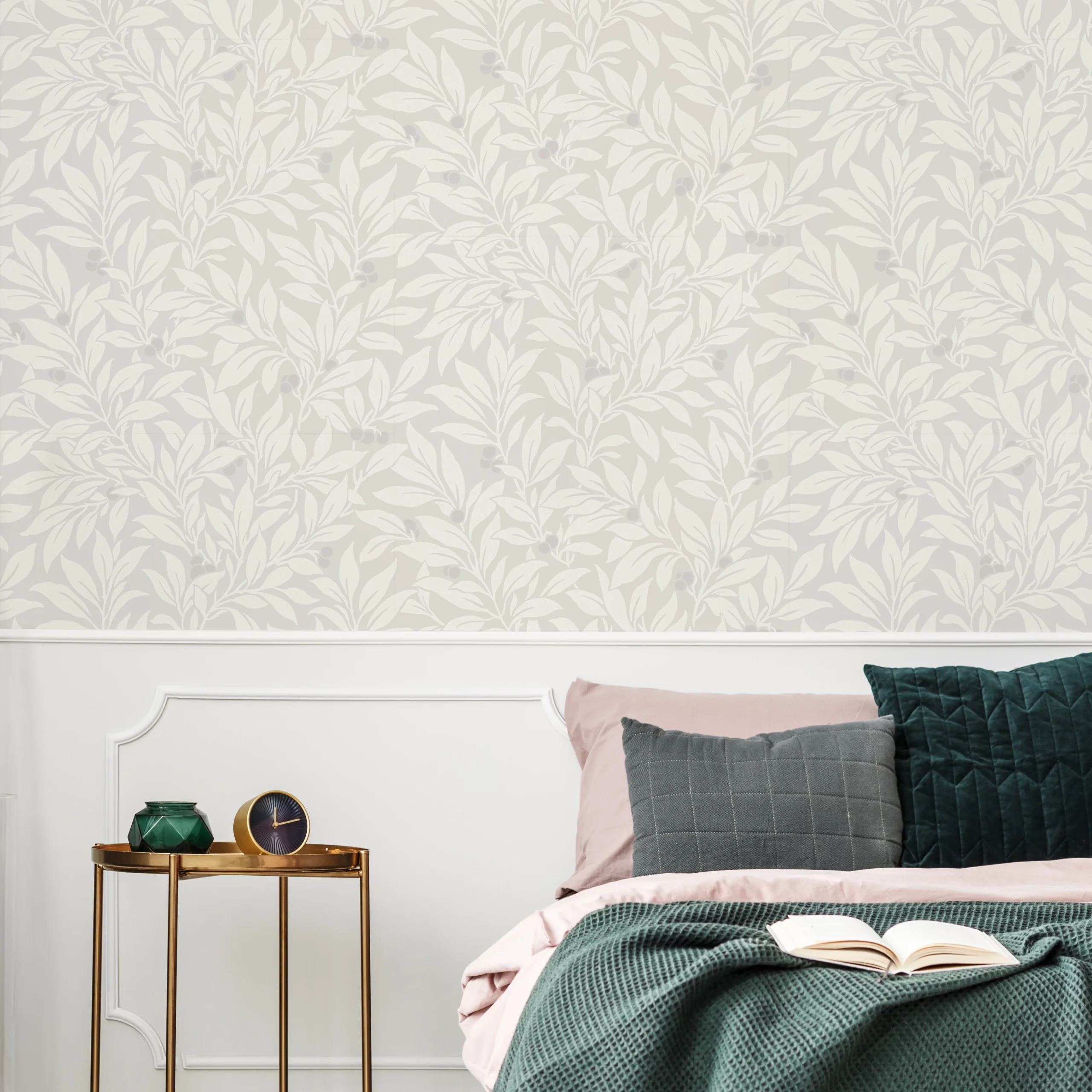 GoodHome Dearnery Grey Leaves Smooth Wallpaper 7 GoodHome Dearnery Grey Leaves Smooth Wallpaper - Image 5