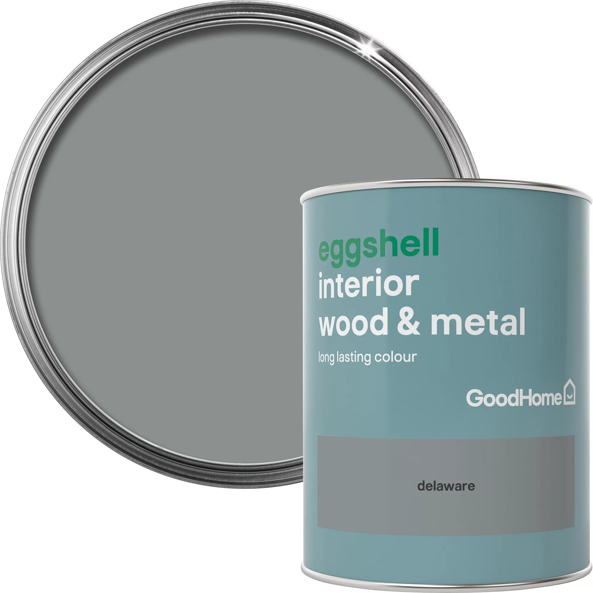 GoodHome Delaware Eggshell Metal & Wood Paint, 750ml 3 GoodHome Delaware Eggshell Metal & Wood Paint, 750ml