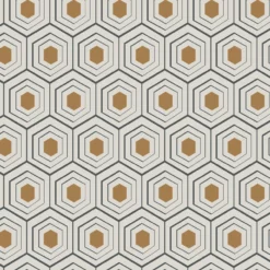 GoodHome Draba Multicolour Art Deco Metallic Effect Textured Wallpaper -Goodhome goodhome draba multicolour art deco metallic effect textured wallpaper3663602561088 39c bq