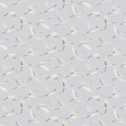 GoodHome Duble Grey Cranes Textured Wallpaper