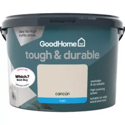GoodHome Durable Cancun Matt Emulsion Paint, 2.5L -Goodhome goodhome durable cancun matt emulsion paint 2 5l3663602412298 02c