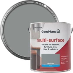 GoodHome Durable Delaware Matt Multi-surface Paint, 2L