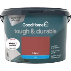 GoodHome Durable Fulham Matt Emulsion Paint, 2.5L -Goodhome goodhome durable fulham matt emulsion paint 2 5l3663602404873 02c