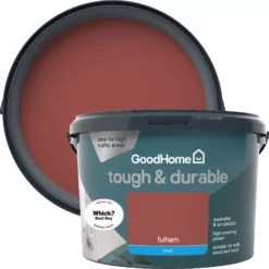 GoodHome Durable Fulham Matt Emulsion Paint, 2.5L