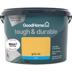 GoodHome Durable Gran Via Matt Emulsion Paint, 2.5L -Goodhome goodhome durable gran via matt emulsion paint 2 5l3663602406303 02c