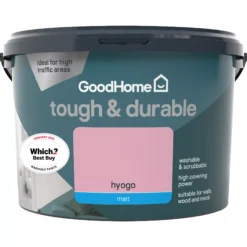 GoodHome Durable Hyogo Matt Emulsion Paint, 2.5L -Goodhome goodhome durable hyogo matt emulsion paint 2 5l3663602405696 02c