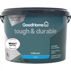 GoodHome Durable Milltown Matt Emulsion Paint, 2.5L 9 GoodHome Durable Milltown Matt Emulsion Paint, 2.5L -Goodhome goodhome durable milltown matt emulsion paint 2 5l3663602407522 02c