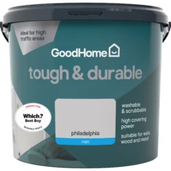GoodHome Durable Philadelphia Matt Emulsion Paint, 5L 8 GoodHome Durable Philadelphia Matt Emulsion Paint, 5L -Goodhome goodhome durable philadelphia matt emulsion paint 5l3663602408437 02c