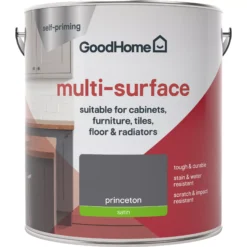 GoodHome Durable Princeton Satin Multi-surface Paint, 2L 8 GoodHome Durable Princeton Satin Multi-surface Paint, 2L -Goodhome goodhome durable princeton satin multi surface paint 2l3663602586265 02c