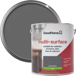 GoodHome Durable Princeton Satin Multi-surface Paint, 2L