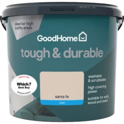 GoodHome Durable Santa Fe Matt Emulsion Paint, 5L -Goodhome goodhome durable santa fe matt emulsion paint 5l3663602410881 02c