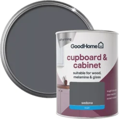 GoodHome Durable Sedona Matt Cabinet & Wardrobe Paint, 750ml -Goodhome goodhome durable sedona matt cabinet wardrobe paint 750ml3663602583158 21c
