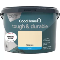GoodHome Durable Toronto Matt Emulsion Paint, 2.5L -Goodhome goodhome durable toronto matt emulsion paint 2 5l3663602413240 02c