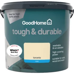 GoodHome Durable Toronto Matt Emulsion Paint, 5L 8 GoodHome Durable Toronto Matt Emulsion Paint, 5L -Goodhome goodhome durable toronto matt emulsion paint 5l3663602413233 02c