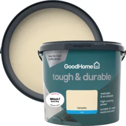 GoodHome Durable Toronto Matt Emulsion Paint, 5L