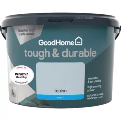 GoodHome Durable Toulon Matt Emulsion Paint, 2.5L -Goodhome goodhome durable toulon matt emulsion paint 2 5l3663602406754 02c