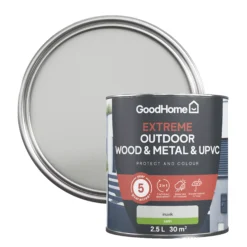 GoodHome Extreme Outdoor Inuvik Satinwood Multi-surface Paint, 2.5L