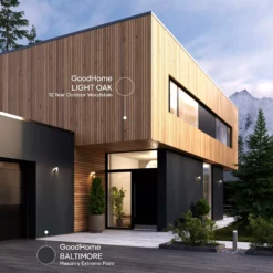 GoodHome Extreme Outdoor Light Oak Satin Quick Dry Wood Stain, 2.5L -Goodhome goodhome extreme outdoor light oak satin quick dry wood stain 2 5l5059340295909 19i EN 2022