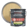 GoodHome Extreme Outdoor Light Oak Satin Quick Dry Wood Stain, 2.5L -Goodhome goodhome extreme outdoor light oak satin quick dry wood stain 2 5l5059340297521 21c