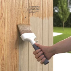 GoodHome Extreme Outdoor Light Oak Satin Quick Dry Wood Stain, 750ml -Goodhome goodhome extreme outdoor light oak satin quick dry wood stain 750ml5059340297484 19i EN 2022